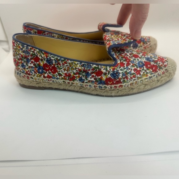 Sarah Flint Elena Floral Print Slip On Espadrille Loafers in EUC! Size 35‎ US 5 - Picture 5 of 13